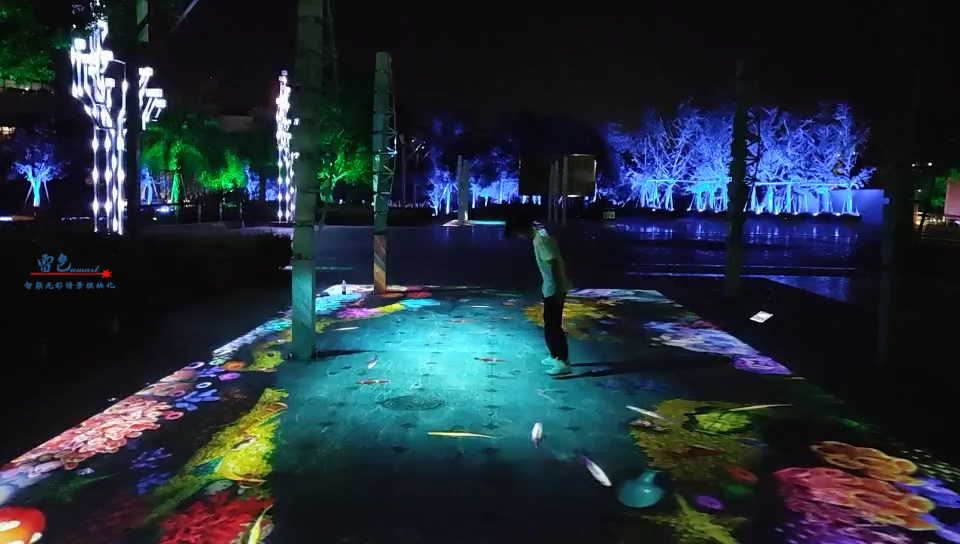 雷色光電為清素公園打造戶外地面互動項目(圖1) 雷色光電為清素公園打造戶外地面互動項目(圖1)