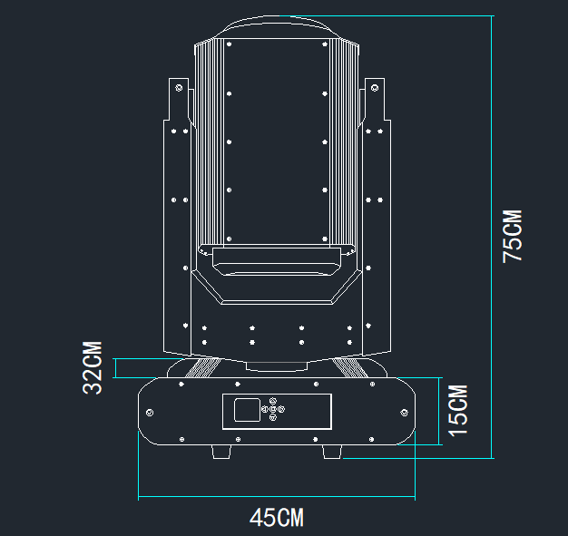 550W防水光束燈 LS-LY550(圖1)