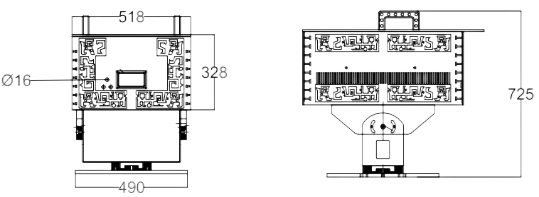 100W彩色動(dòng)漫激光投影燈 LS-D-RGB100(圖1)