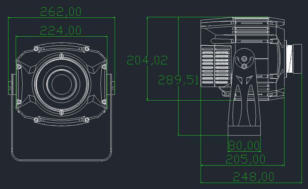 150W  LED圖案投影燈 LS-QC150(圖1)